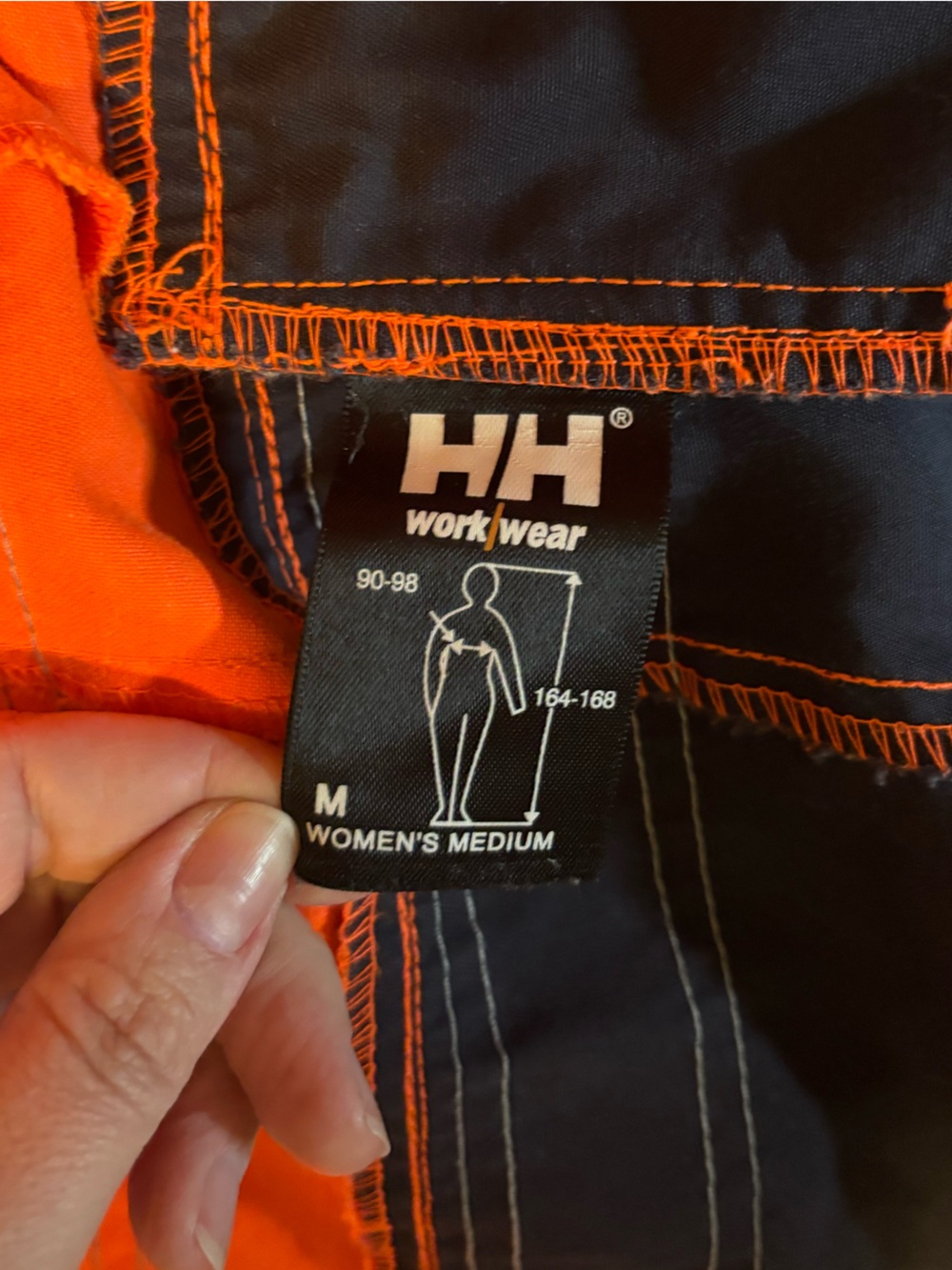 Helly Hansen Orange and Black High-Visibility Rain Jacket - Picture 6 of 12